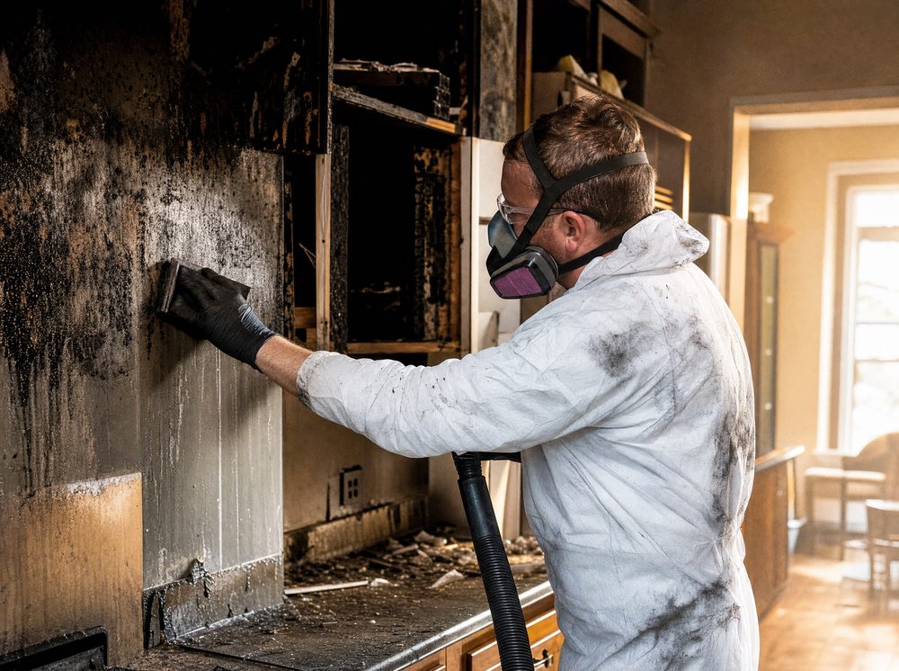 Fire and smoke damage restoration