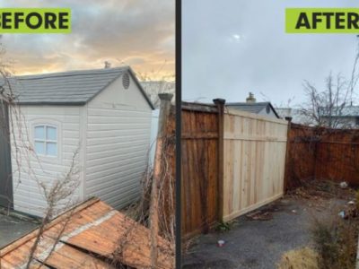 Storm Damage Fence Repair